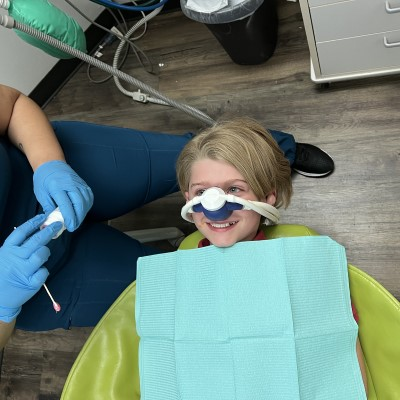 Patient with Nitrous Oxide Triad Patient Receiving Nitrous Oxide