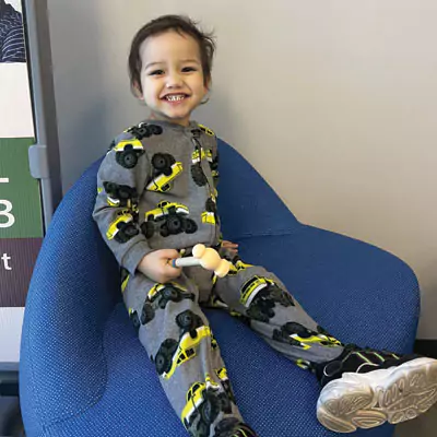 Triad Patient Hanging Out in Lobby