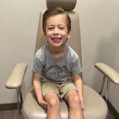 Space Maintainers for Kids Triad Patient Receiving Dental Care